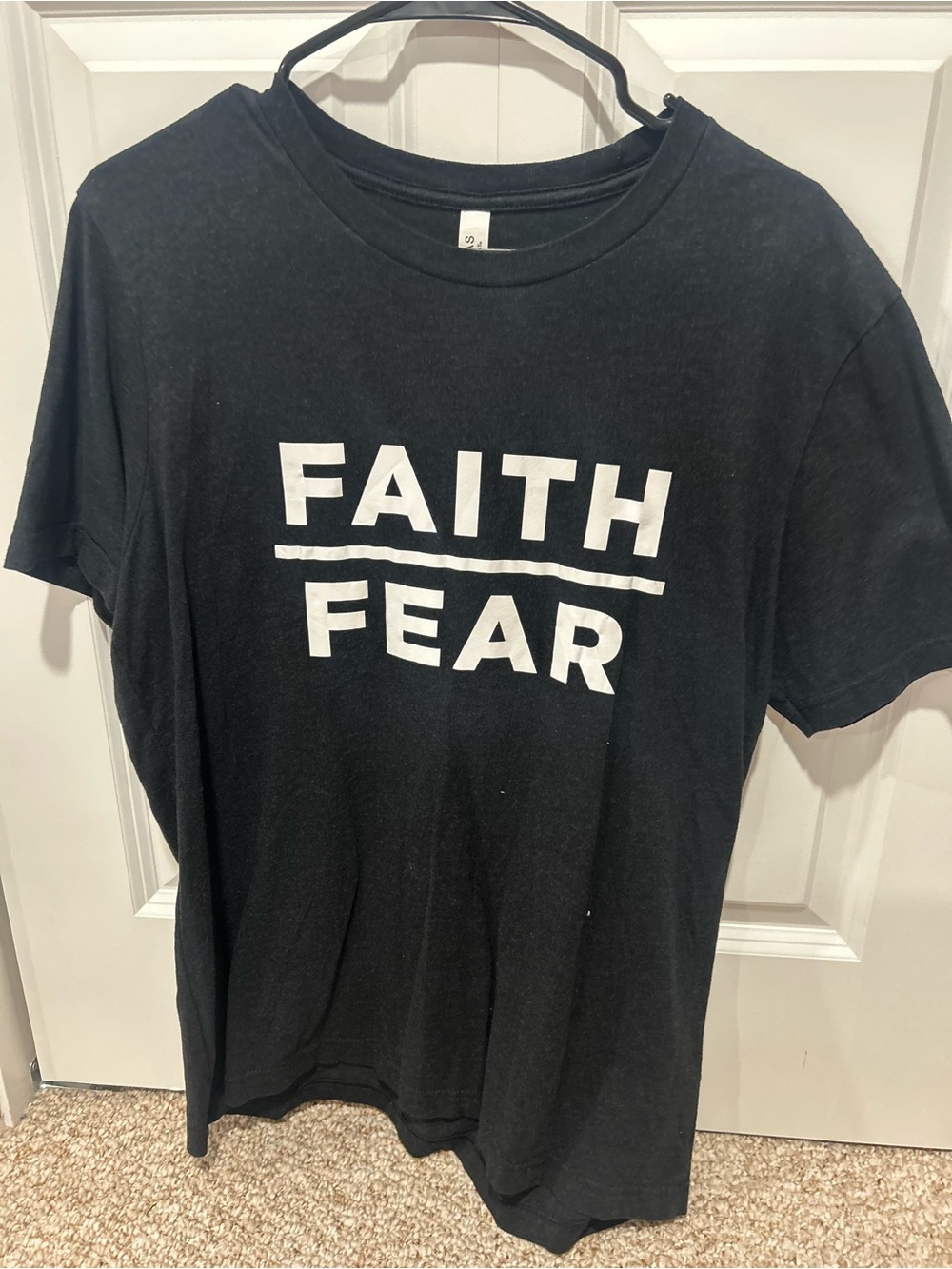 FAITH over FEAR Black Graphic Tee